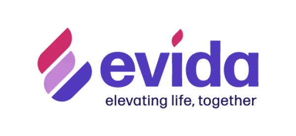evida logo - a brand built with the help of Ali Taufeek and his team